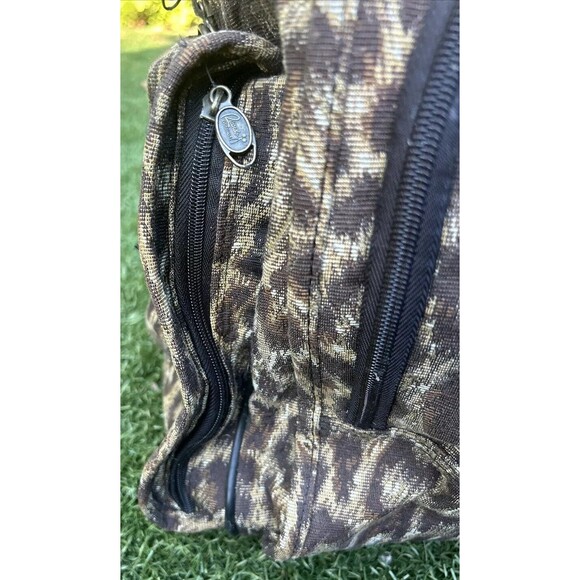 VTG Ricardo Beverly Hills Designer Luggage Large Tote Overnight Bag Animal Print - Picture 8 of 16